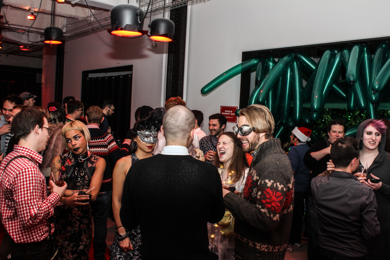 Illustration for article titled A BIZARRE HOLIDAY PARTY